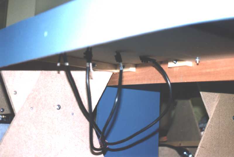 Fixation des tresses par dominos.